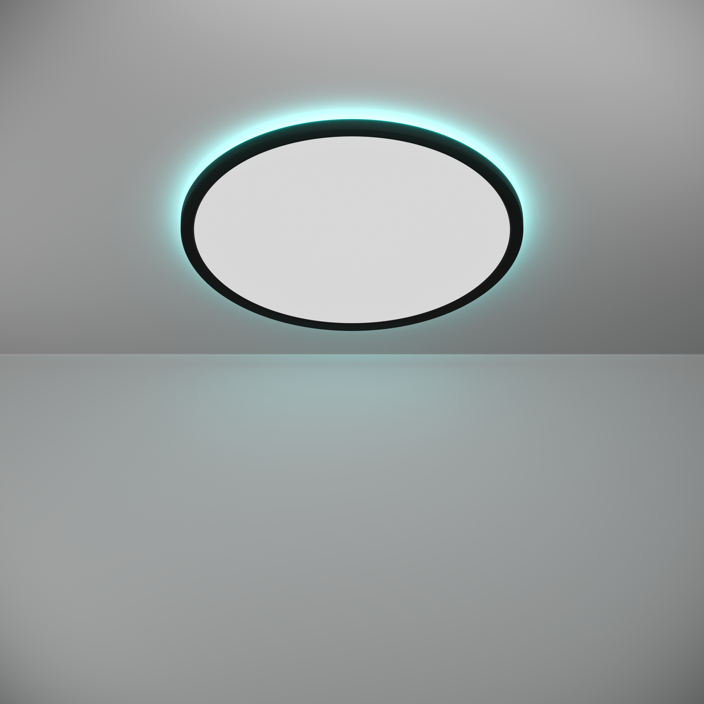 Kattovalaisin EGLO connect.z Rovito-z led 16,8W RGB CCT 50cm musta