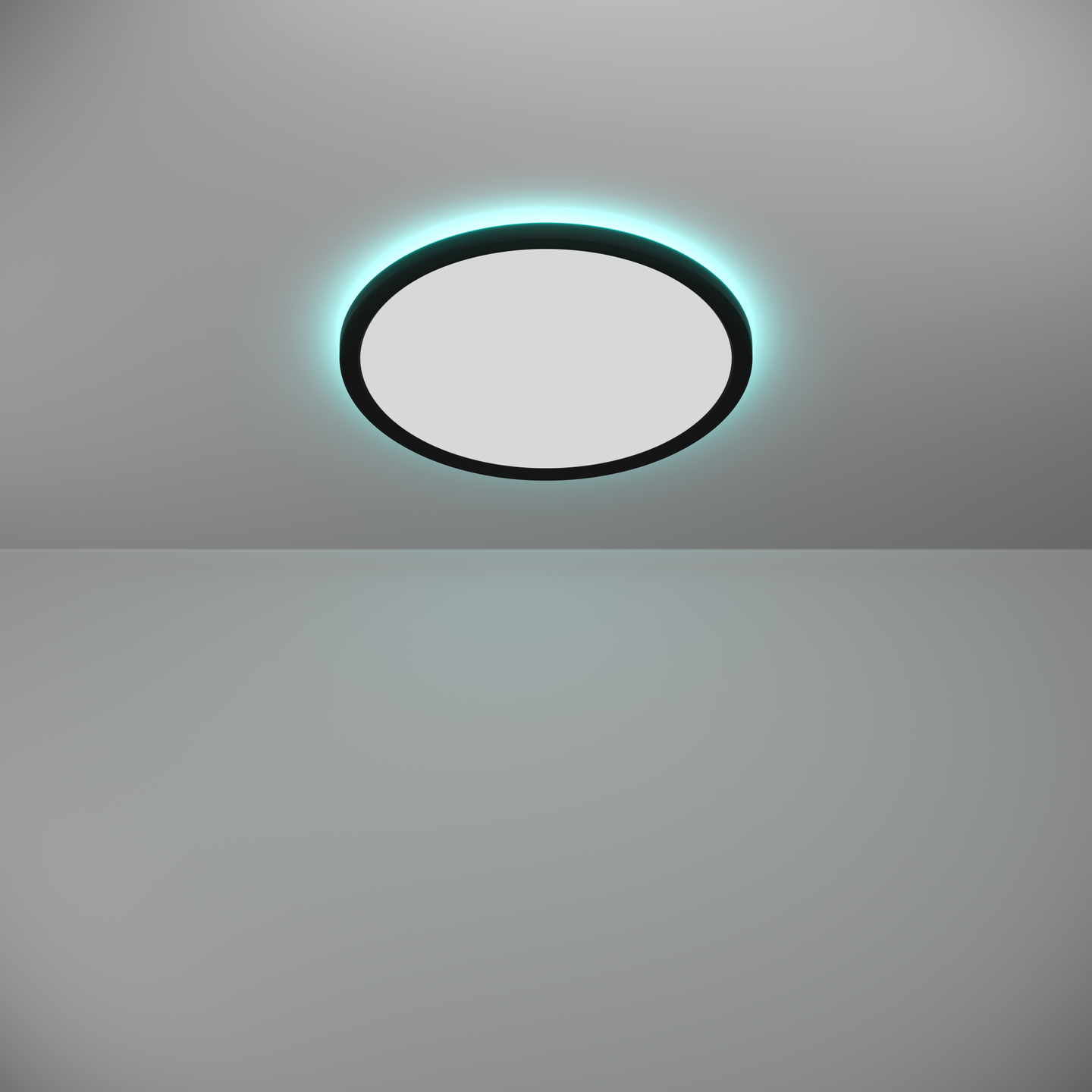 Kattovalaisin EGLO connect.z Rovito-z led 18,5W RGB CCT 39cm musta