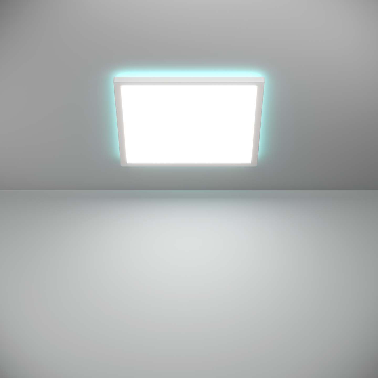 Kattovalaisin EGLO connect.z Rovito-z led 17,6W RGB CCT 39x39cm valkoinen