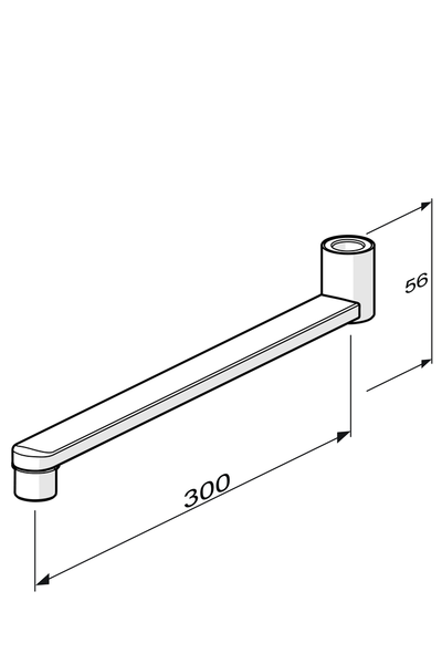 Juoksuputki Oras 290018 L300