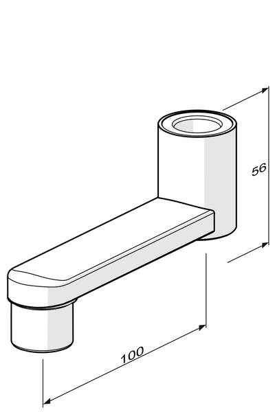 Juoksuputki Oras 290016 L100
