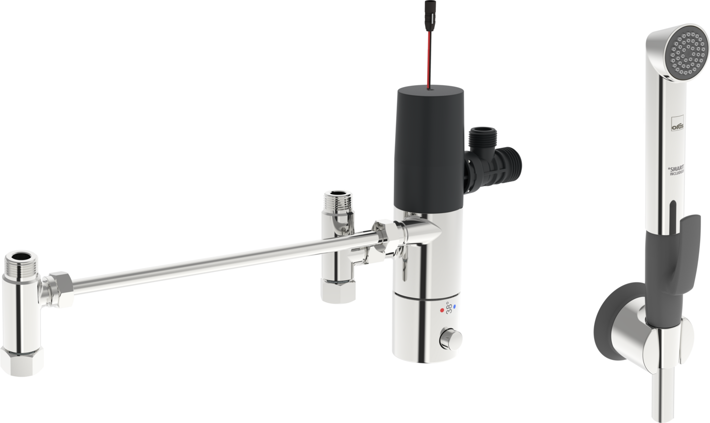 Älykäs bidetta-yksikkö Oras 197095z Electra 3V BT