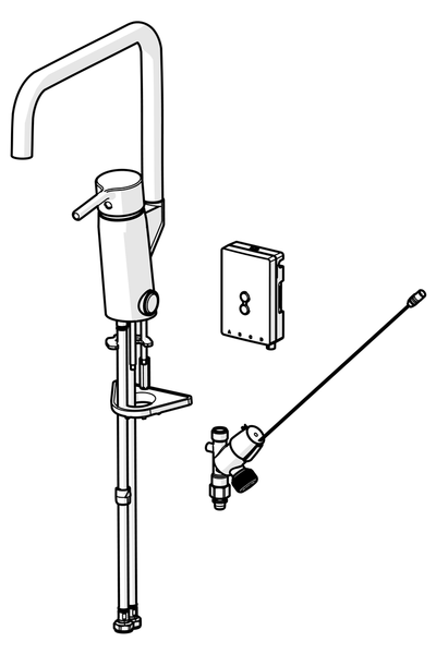 Keittiöhana Oras 2734FHN-81 Optima 3V PKV pronssi