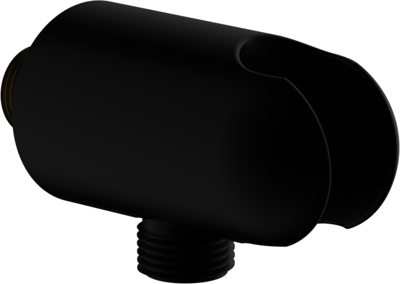 Suihkuletkun kulmaliitin Oras 290019-33 Musta