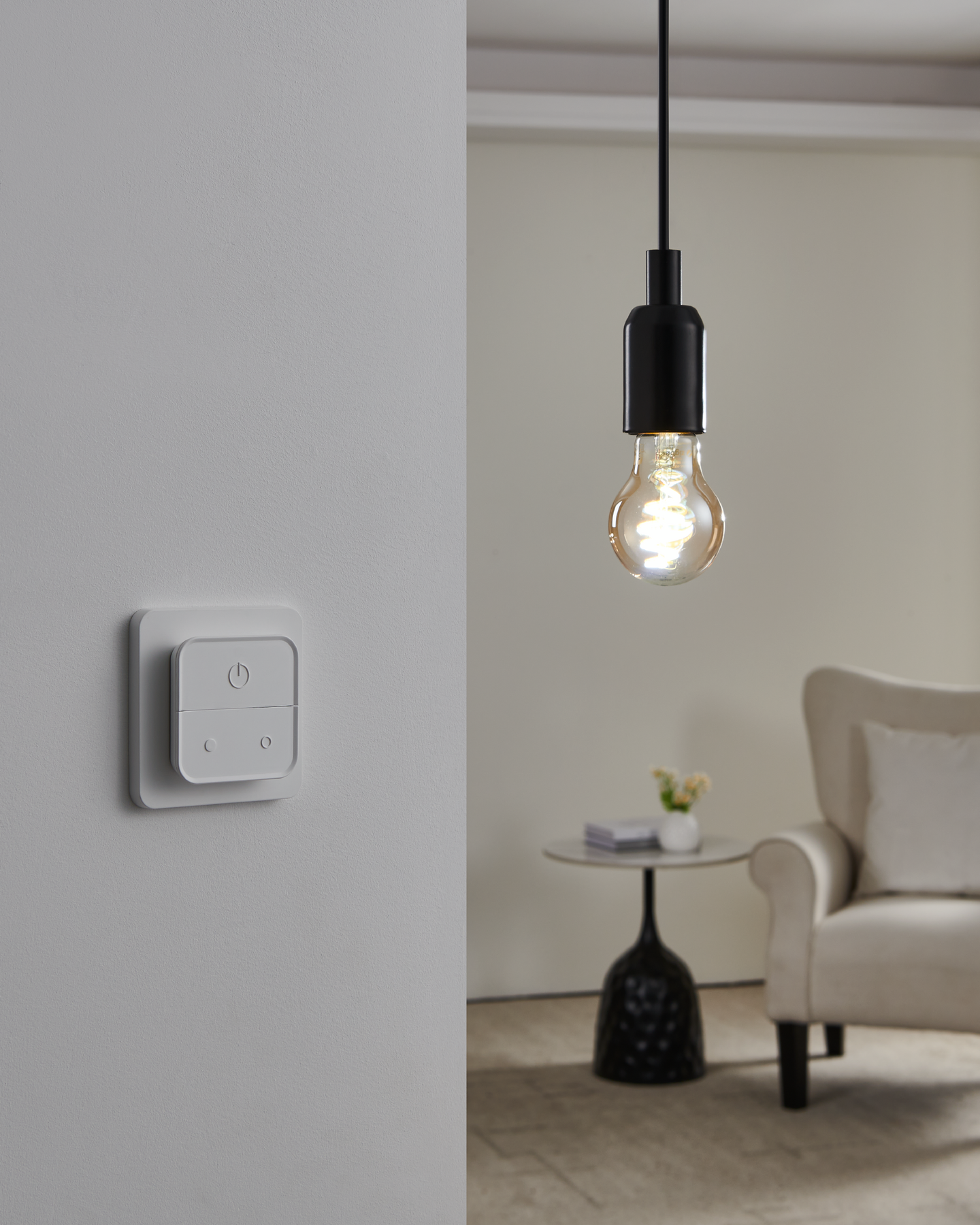 Aloitussetti EGLO connect.z 2xE27 CCT 4,9W + kytkin valkoinen