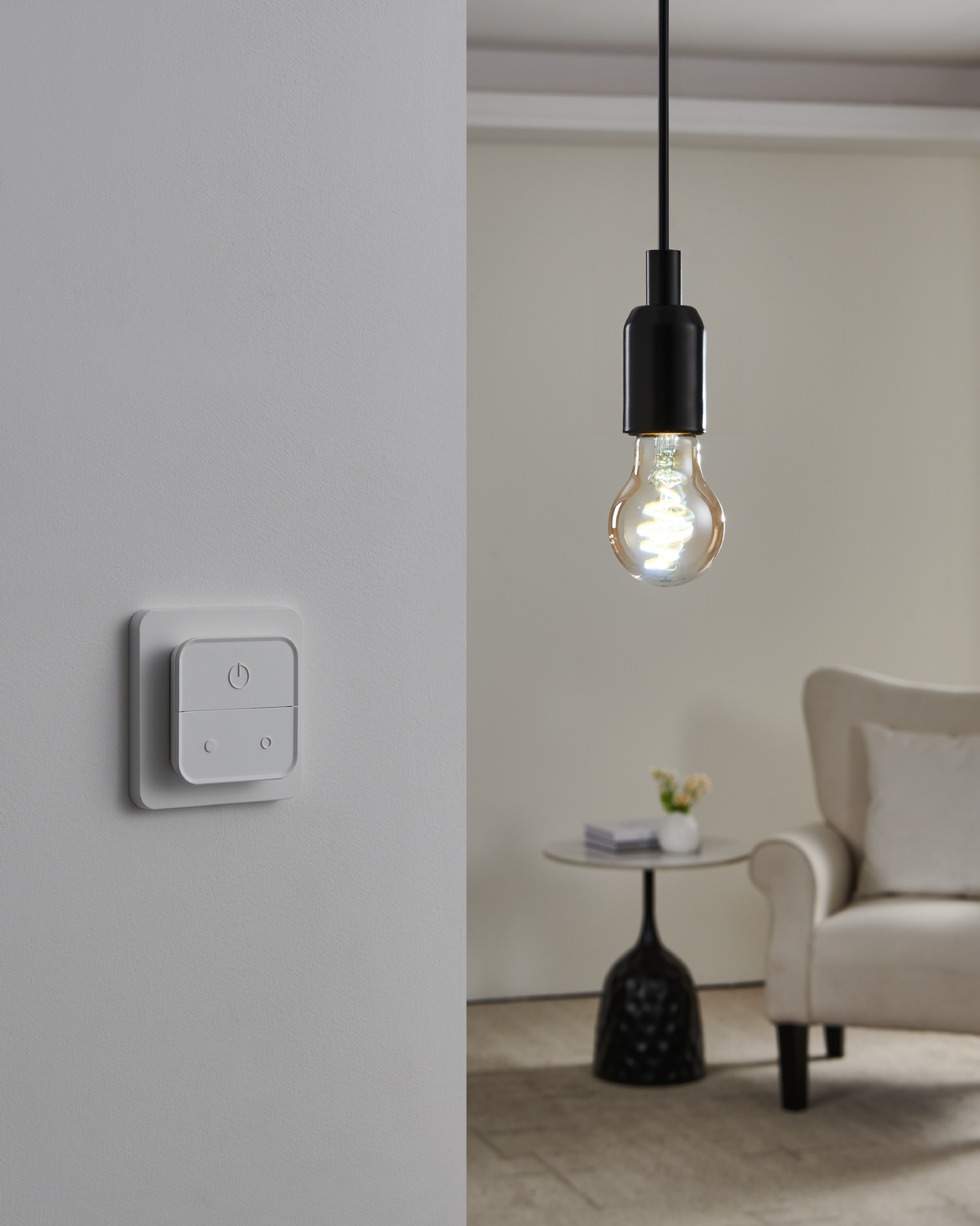 Aloitussetti EGLO connect.z 2xE27 CCT 4,9W + kytkin valkoinen