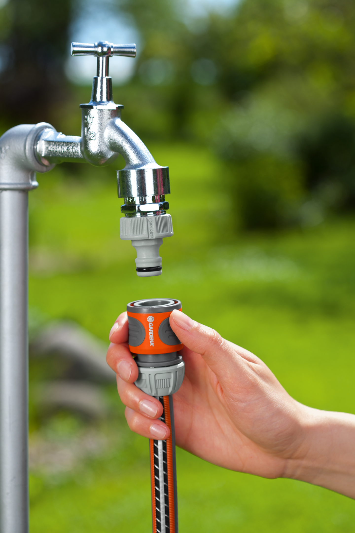 Ruiskusuutin Gardena Classic + liittimet 18291-24