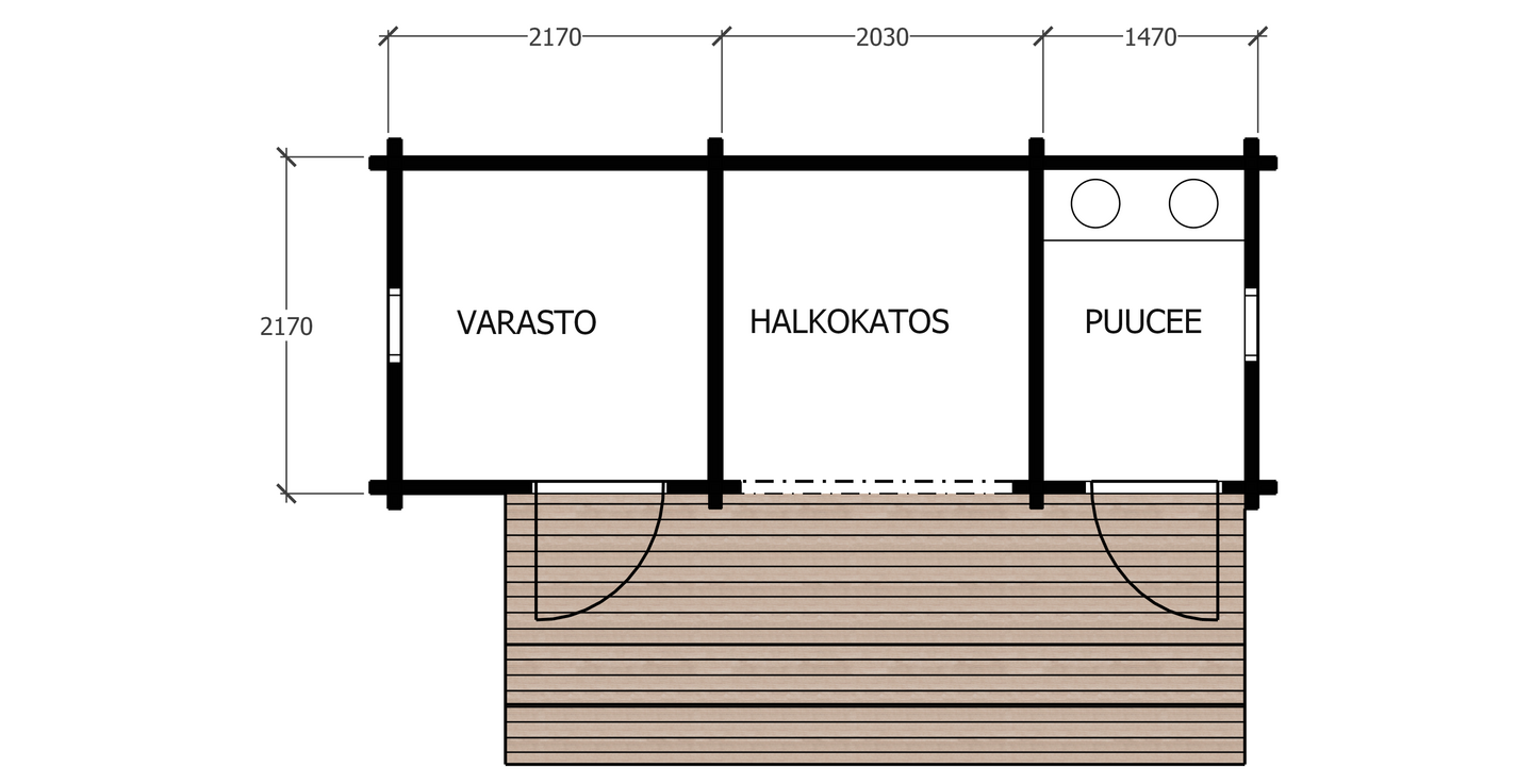 Varasto Kimara 1 8m²