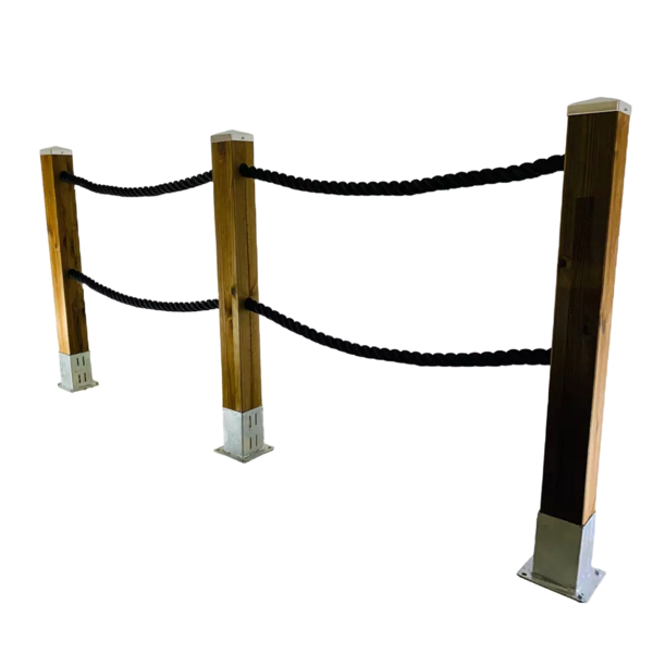 Terassin köysikaide Patio 4m ruskea