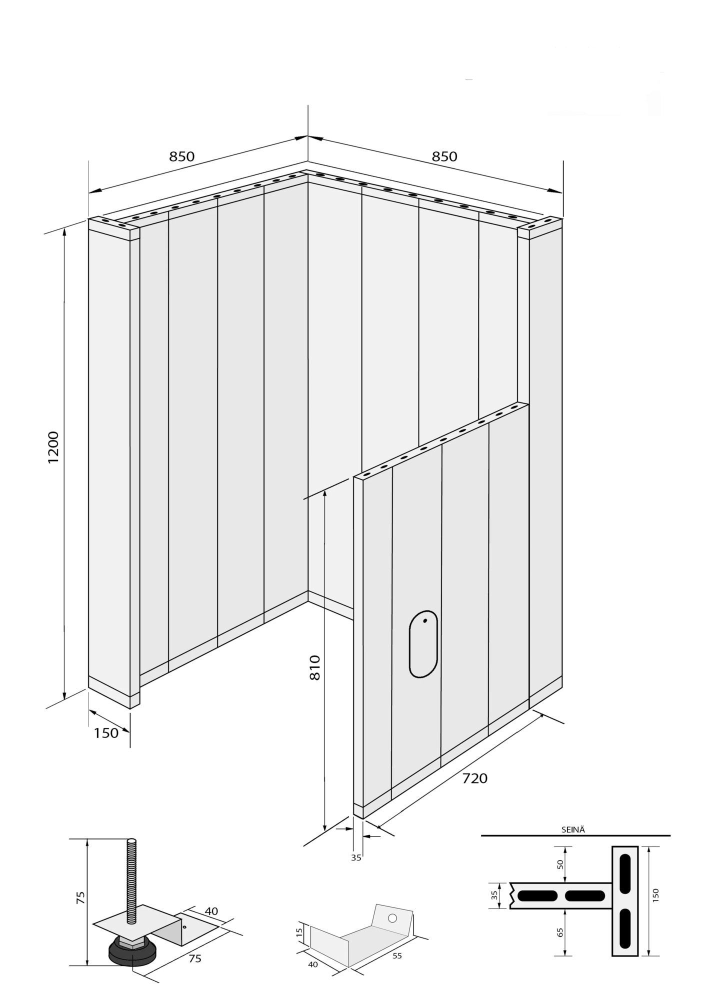 Pihasauna Rankki 8,7m²