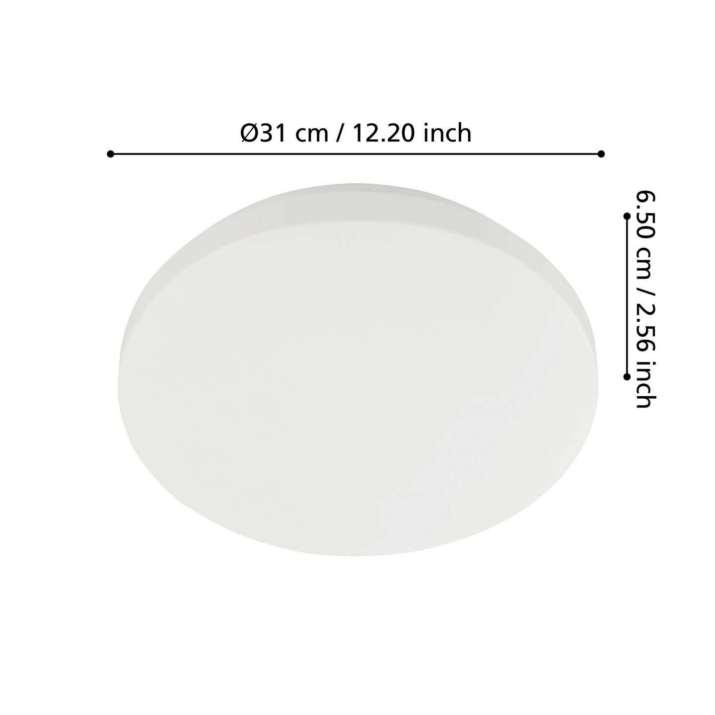 Tunnistinvalaisin EGLO EXPERT Approdo 18W led halk. 310mm valkoinen