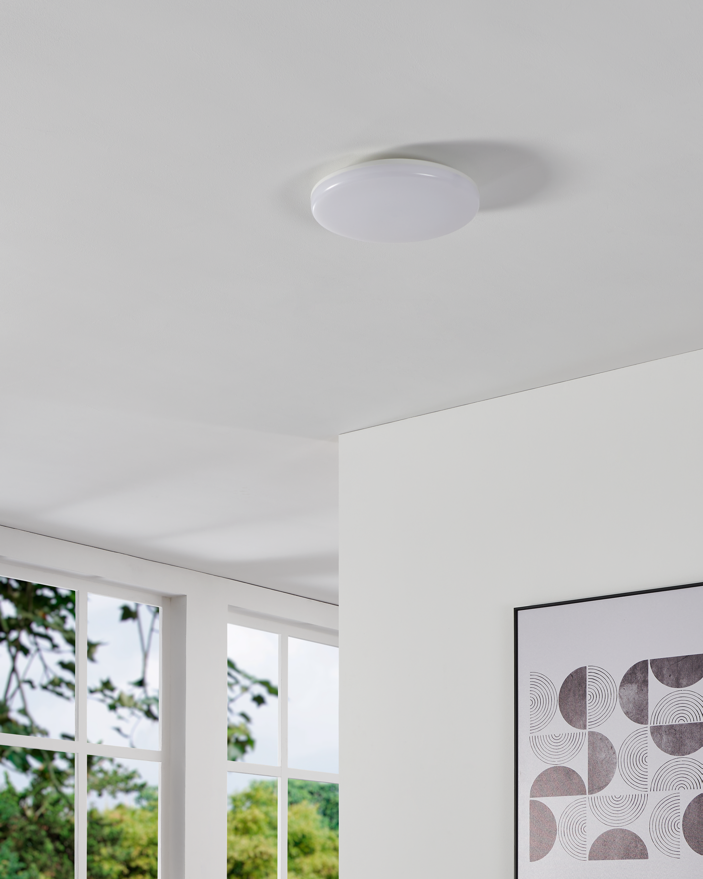 Kattovalaisin EGLO EXPERT Castagneto 20W led halk. 310mm valkoinen