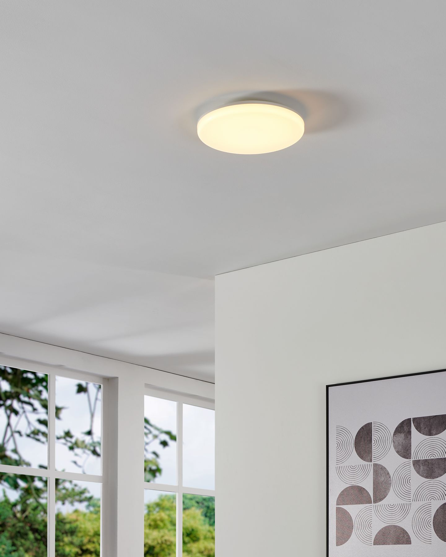 Kattovalaisin EGLO EXPERT Castagneto 20W led halk. 310mm valkoinen