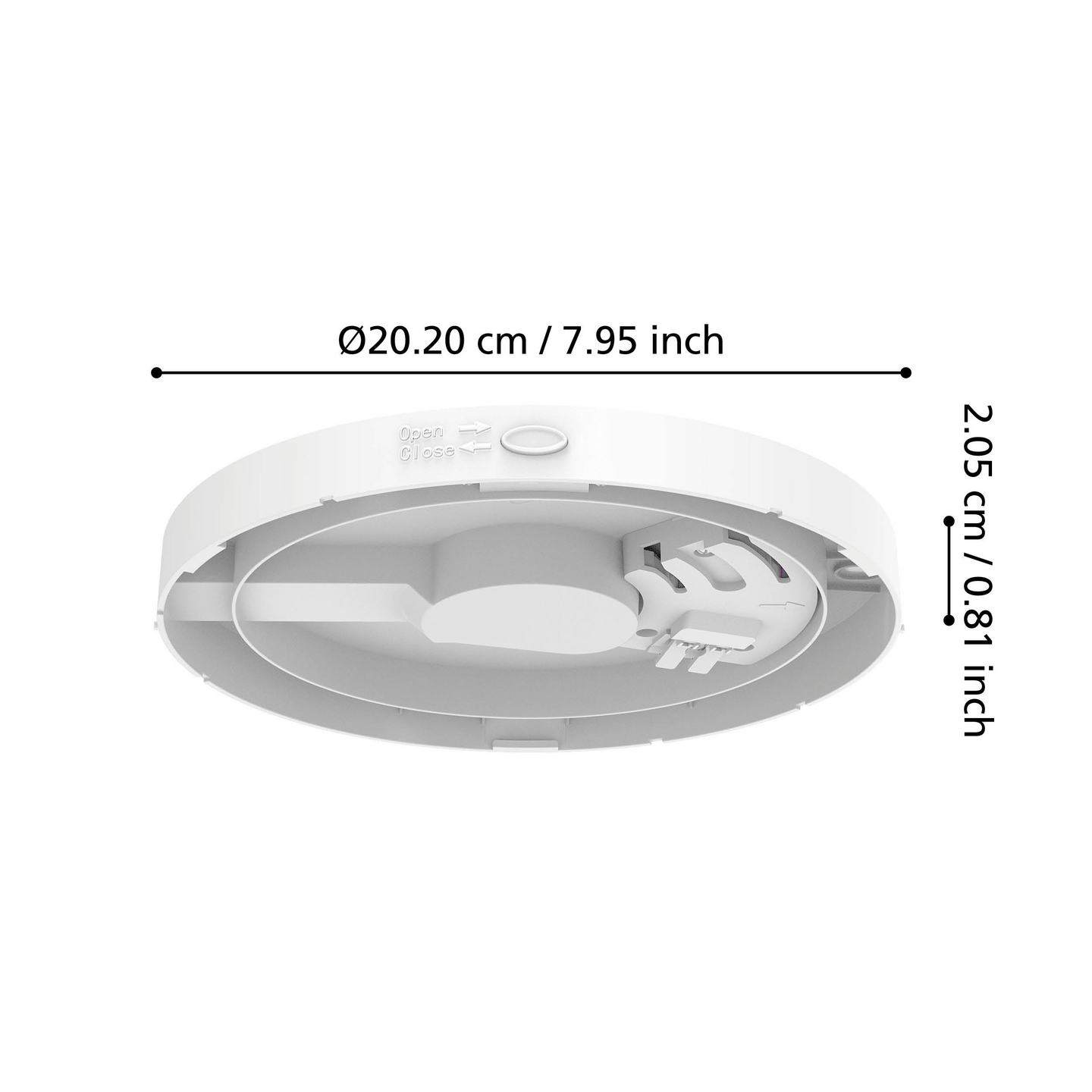 Kattoasennusosa EGLO EXPERT Castagneto-M valkoinen