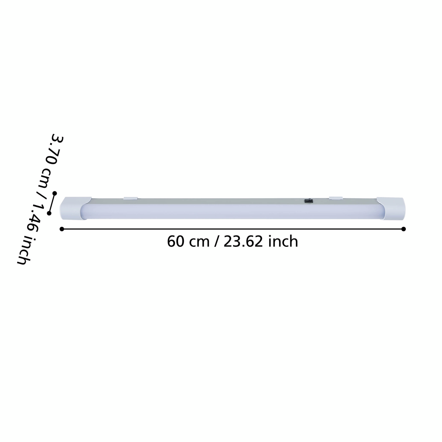 Työpistevalaisin EGLO EXPERT Mattanza 10W led 600x30mm valkoinen
