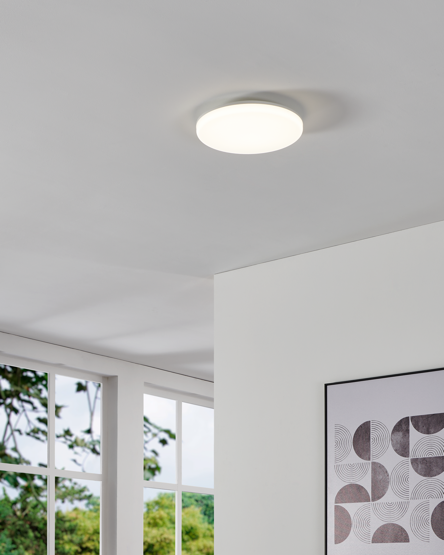 Kattovalaisin EGLO EXPERT Castagneto 20W led halk. 310mm valkoinen