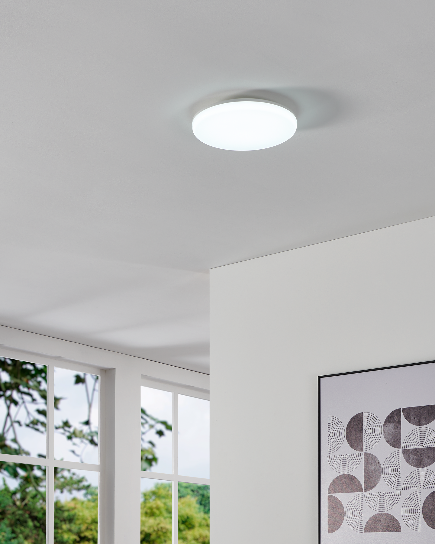 Kattovalaisin EGLO EXPERT Castagneto 20W led halk. 310mm valkoinen