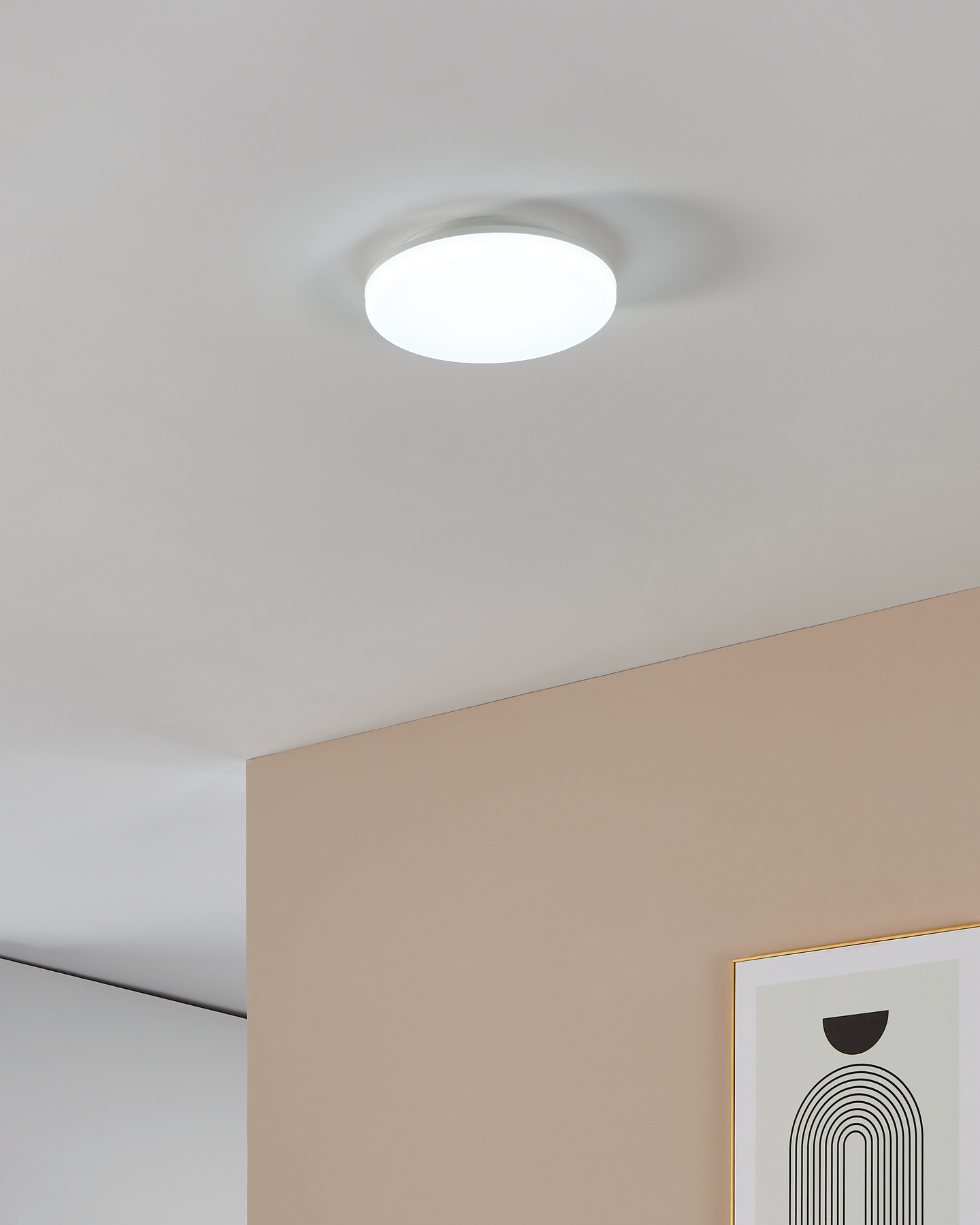 Kattovalaisin EGLO EXPERT Castagneto 16,5W led halk. 260mm valkoinen