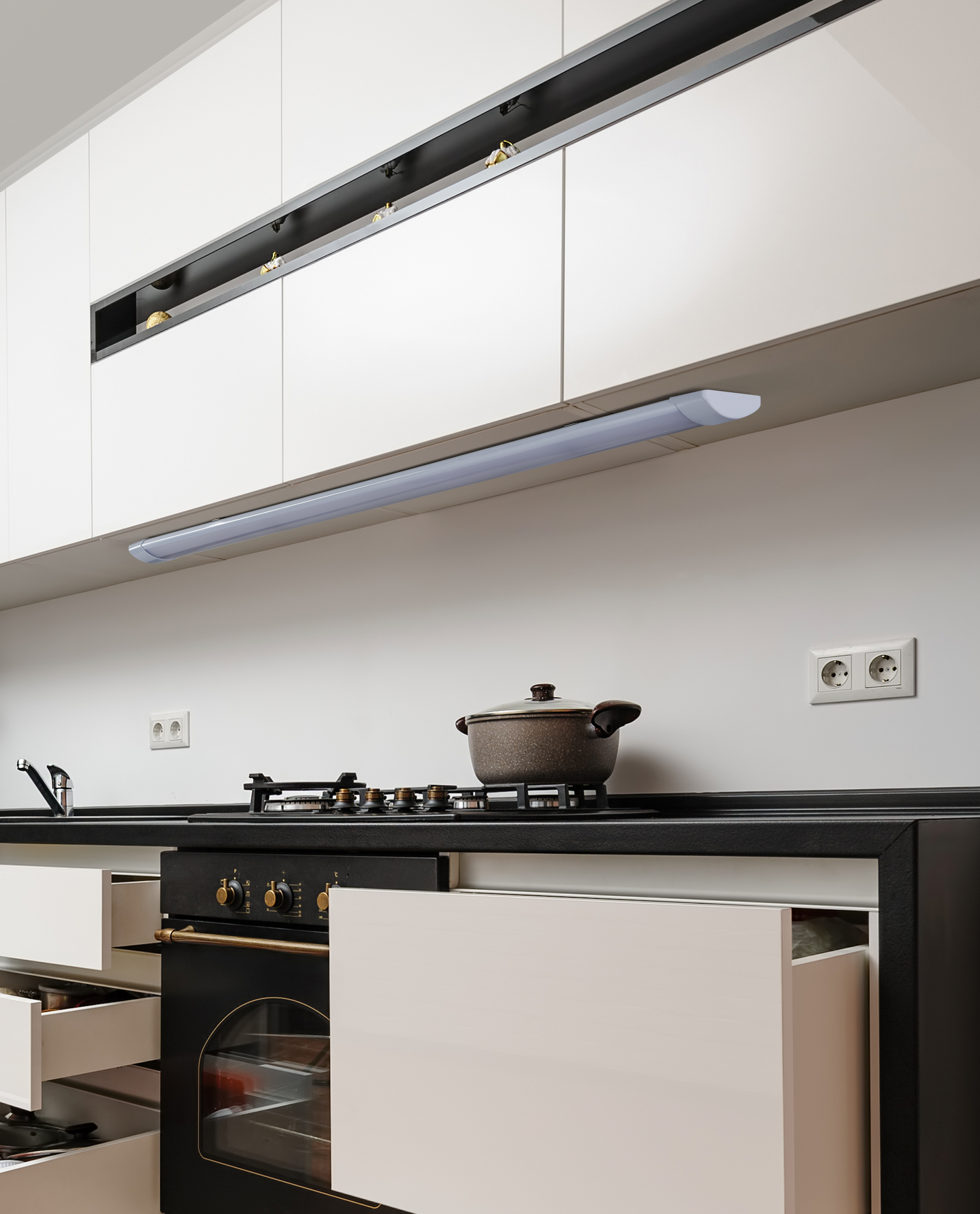 Työpistevalaisin EGLO EXPERT Sicciarotta 36W led 1200x75mm valkoinen