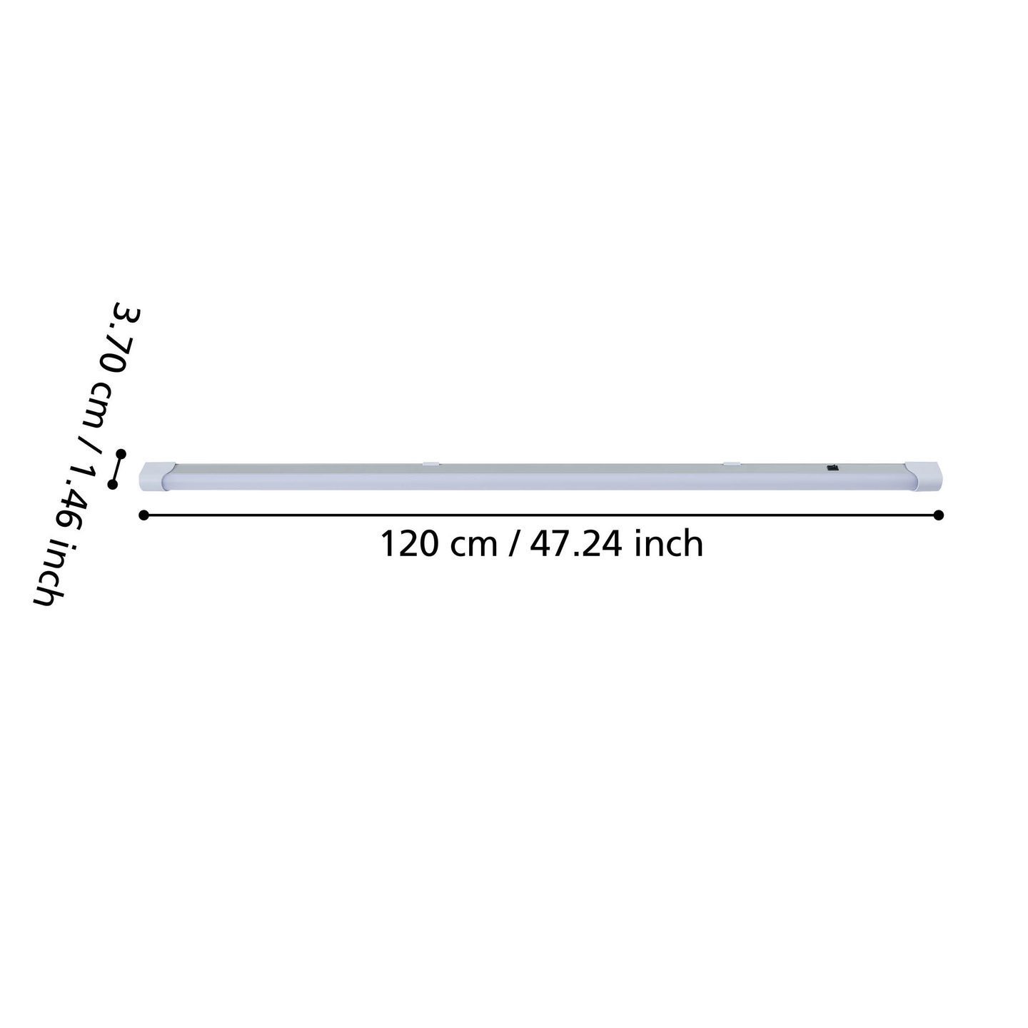 Työpistevalaisin EGLO EXPERT Mattanza 20W led 1200x30mm valkoinen