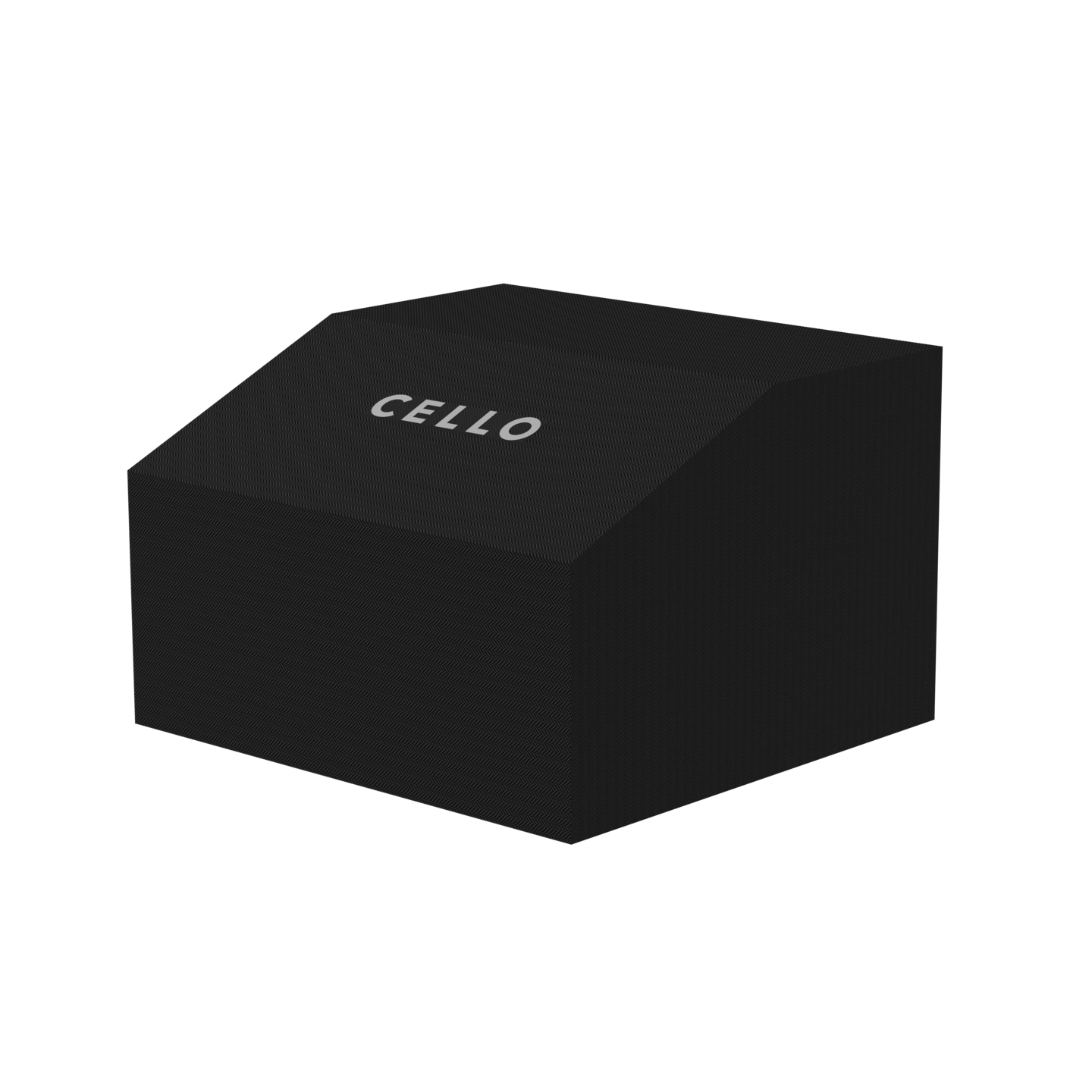 ÖVERDRAG CELLO M 129X45X91CM SVART