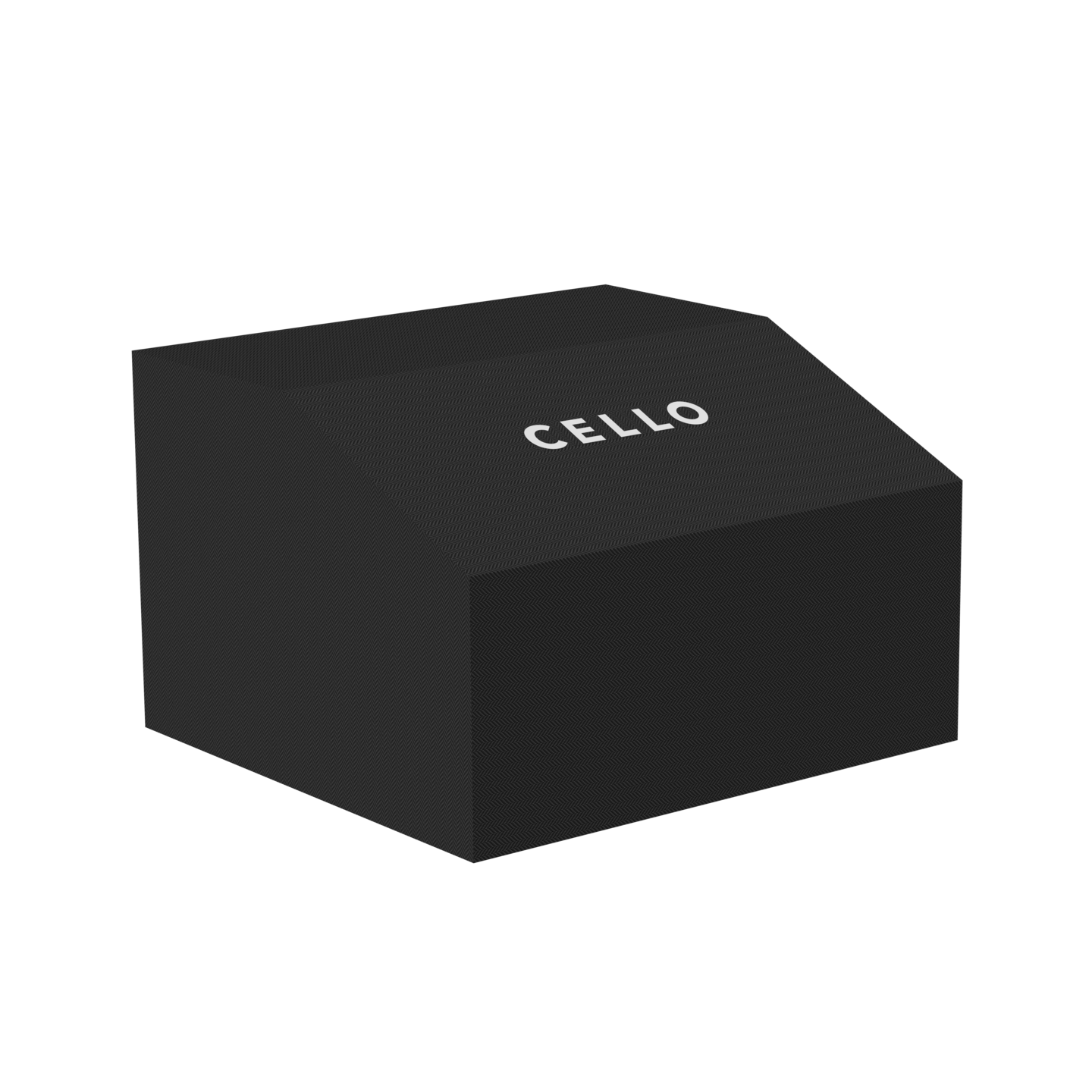 ÖVERDRAG CELLO M 129X45X91CM SVART