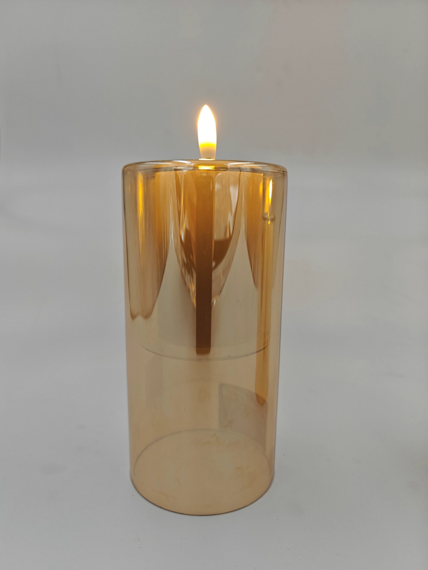 Led-lasilyhty Cello Gold 7,5x7,5x15cm