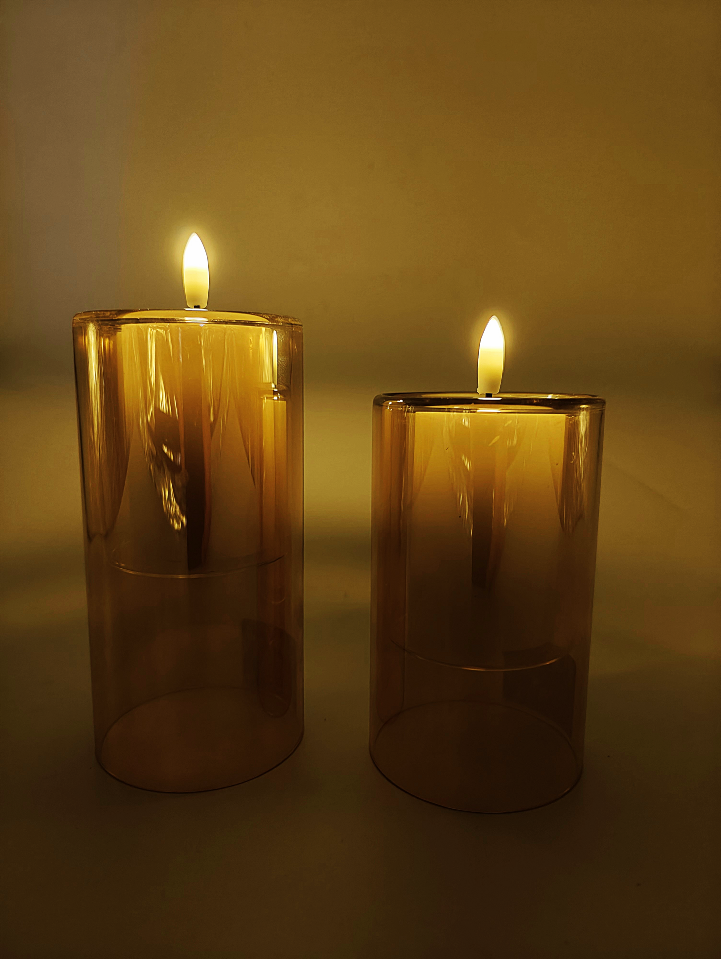 Led-lasilyhty Cello Gold 7,5x7,5x15cm