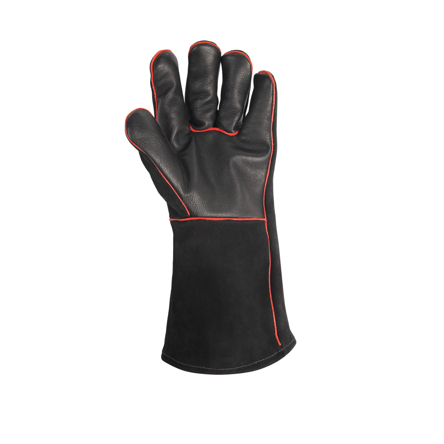 GRILLHANDSKAR WEBER I LÄDER SVART