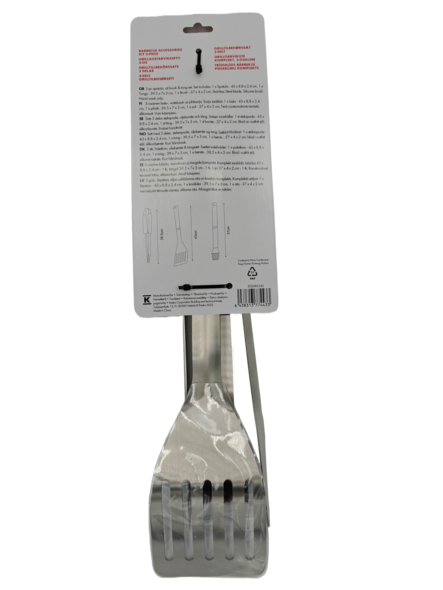 Grillaustarvikesetti Goodiy 3-os