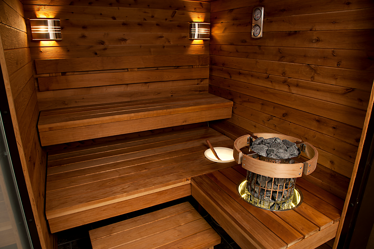 Suojakaide Harvia valaistu HPC3L