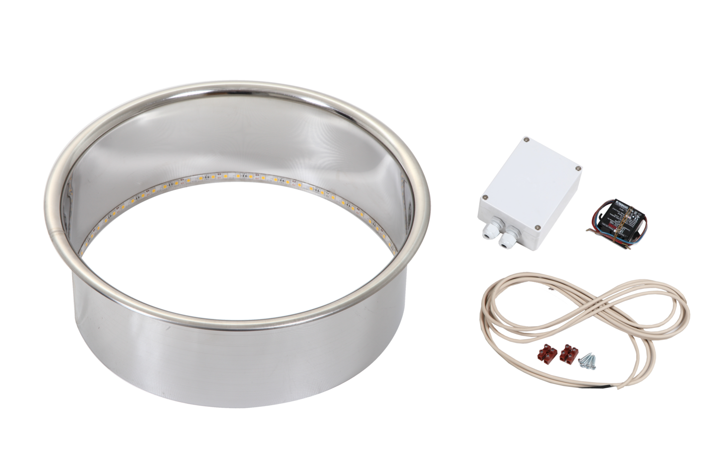 INFÄLLNINGSRAM HARVIA CILINDRO BELYST, TILLBEHÖR BASTUAGGREGAT