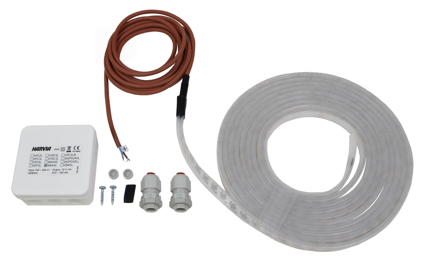 LED-LJUSLIST BASTU 5M IP44 WX441