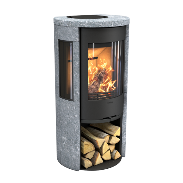 TÄLJSTENSKAMIN CONTURA 556T STYLE SVART