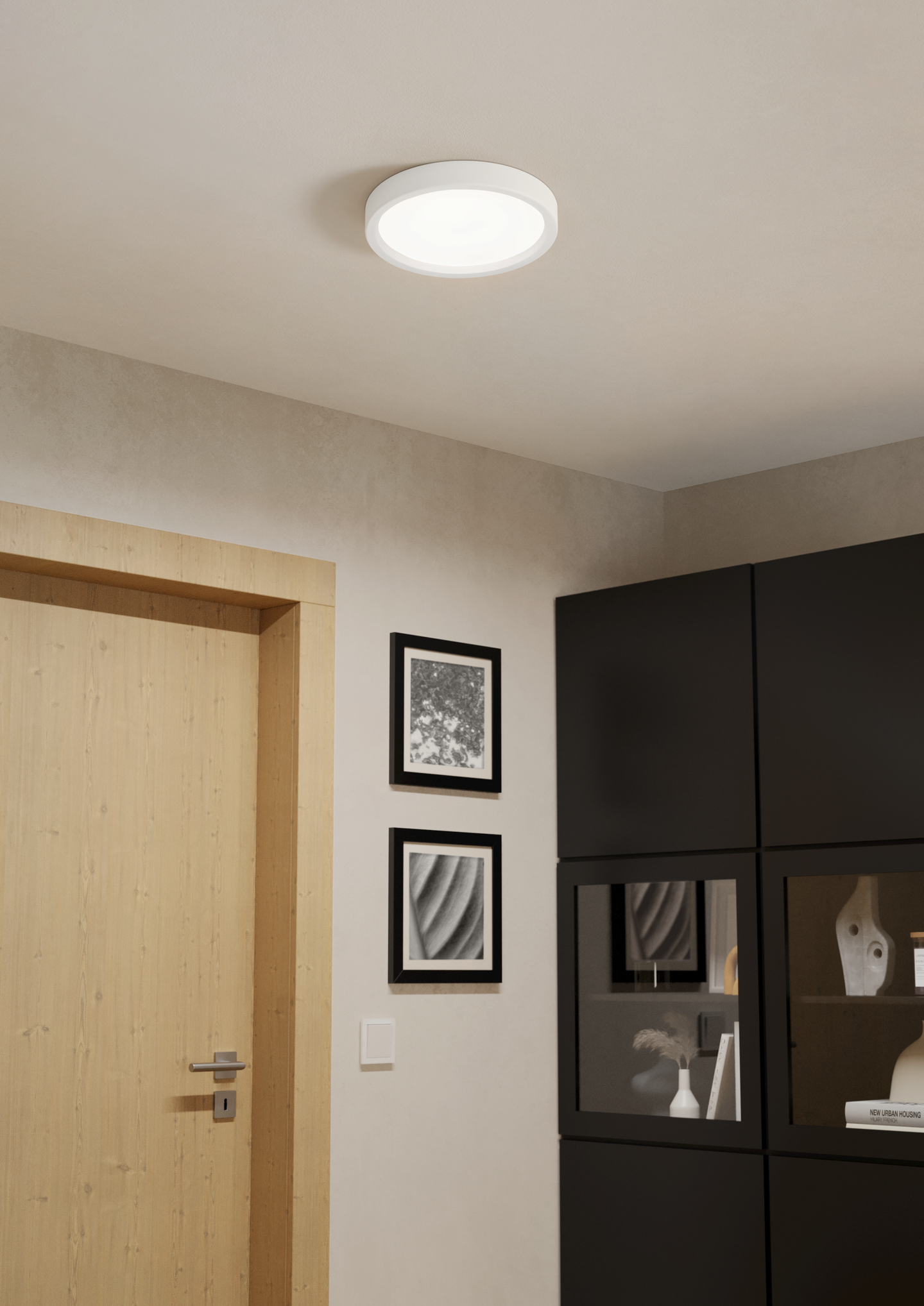 Kattovalaisin EGLO Idun-e 28,5cm 17W led 4000K 2000lm valkoinen