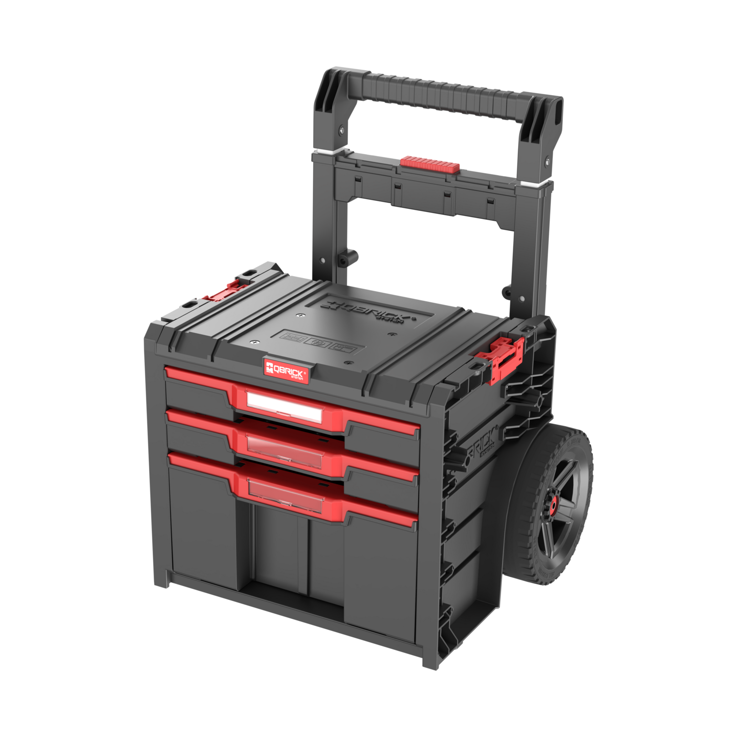 Työkalukärry Patrol Qbrick System PRO Cart 2.0 Plus Drawer 3 siirrettävä