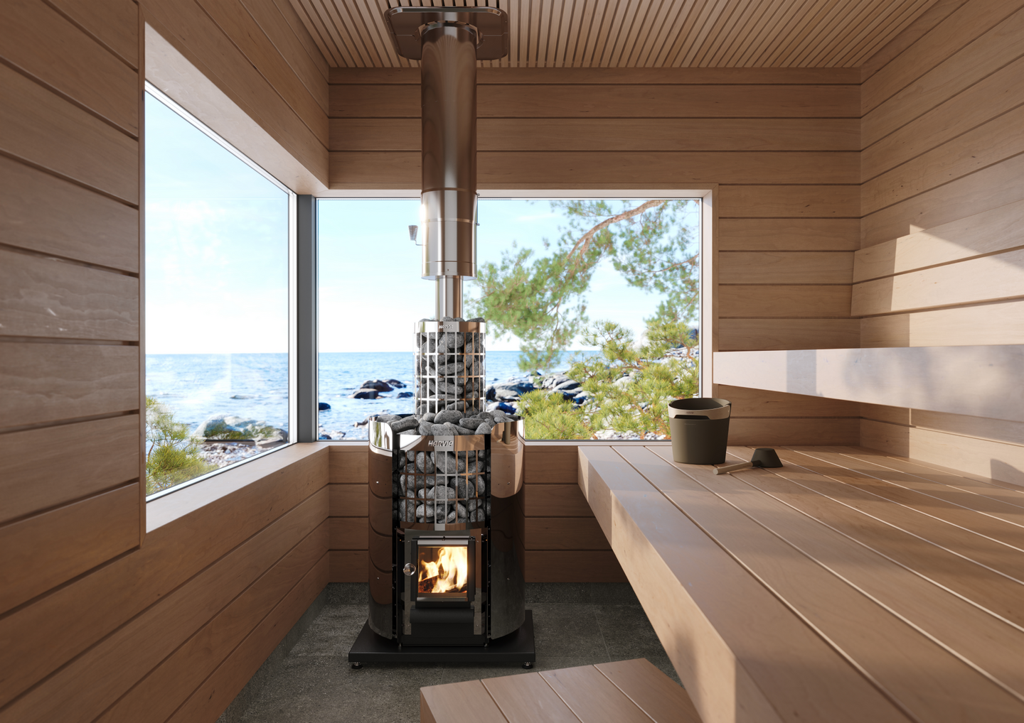 Saunapiippupaketti Harvia WHP1500 115mm rst 2,5m 