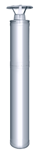 STÅLSKORSTENSPAKET WHP1500 STÅL HARVIA ( 2-Kolli )