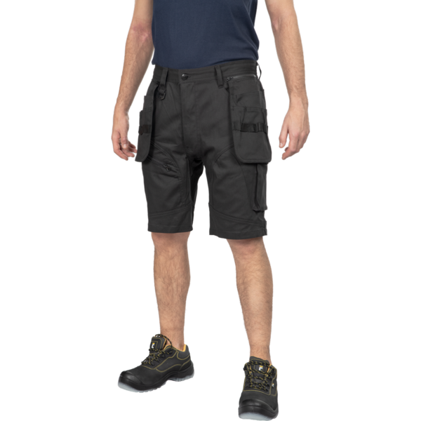 Riipputaskushortsit Cerva Keilor stretch musta