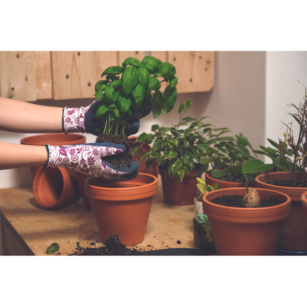 Puutarhakäsine PINTAIL navy/violetti