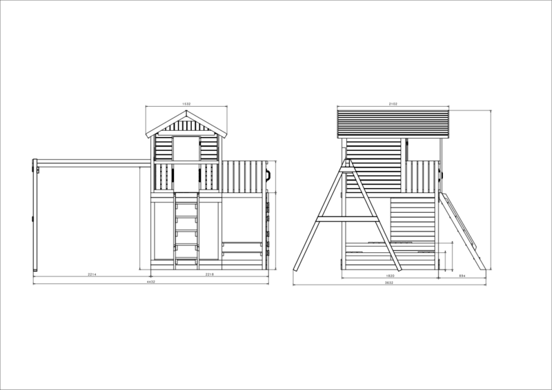 Kiipeilyteline Fungoo Galaxy Moonlight