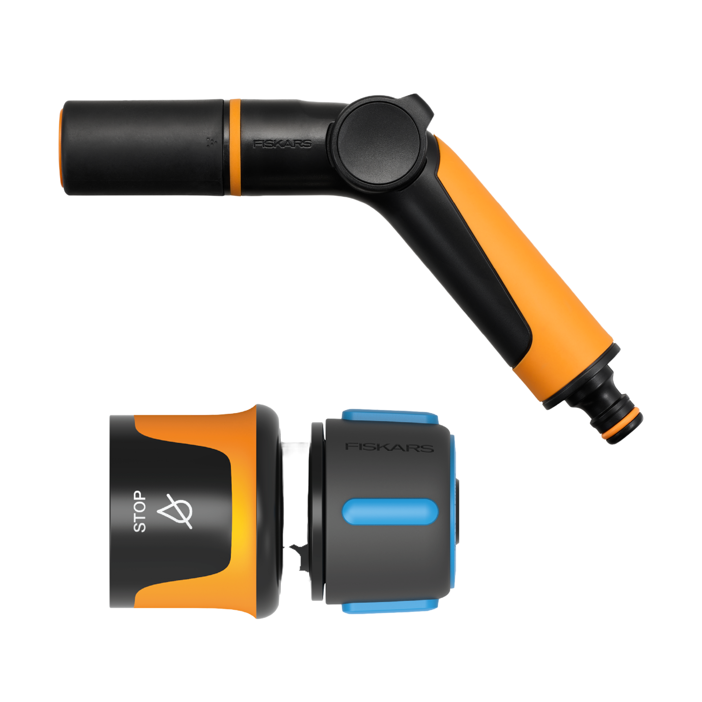 Kastelupistooli + stop liitin Fiskars CF 13mm