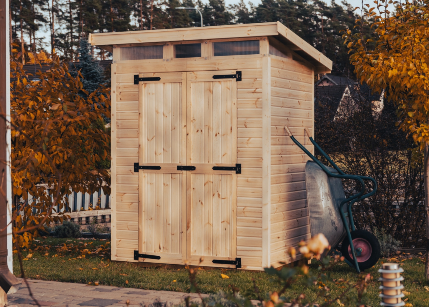 PUUTARHAVAJA STRONGBOX M, 163x127 natural