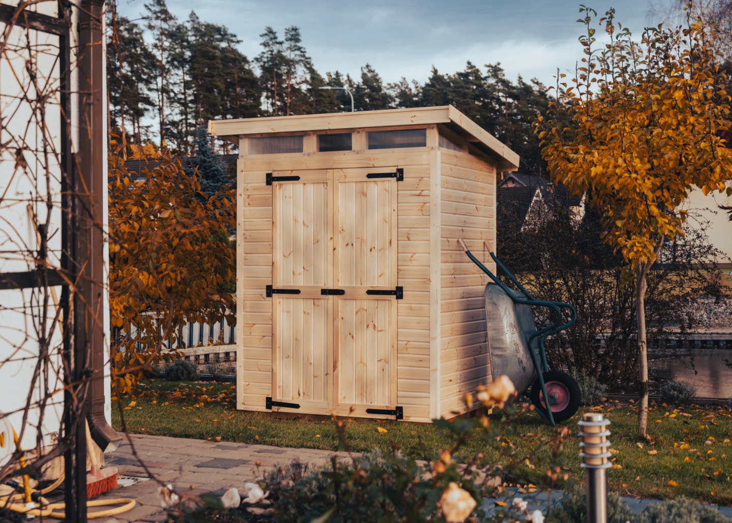 PUUTARHAVAJA STRONGBOX M, 163x127 natural