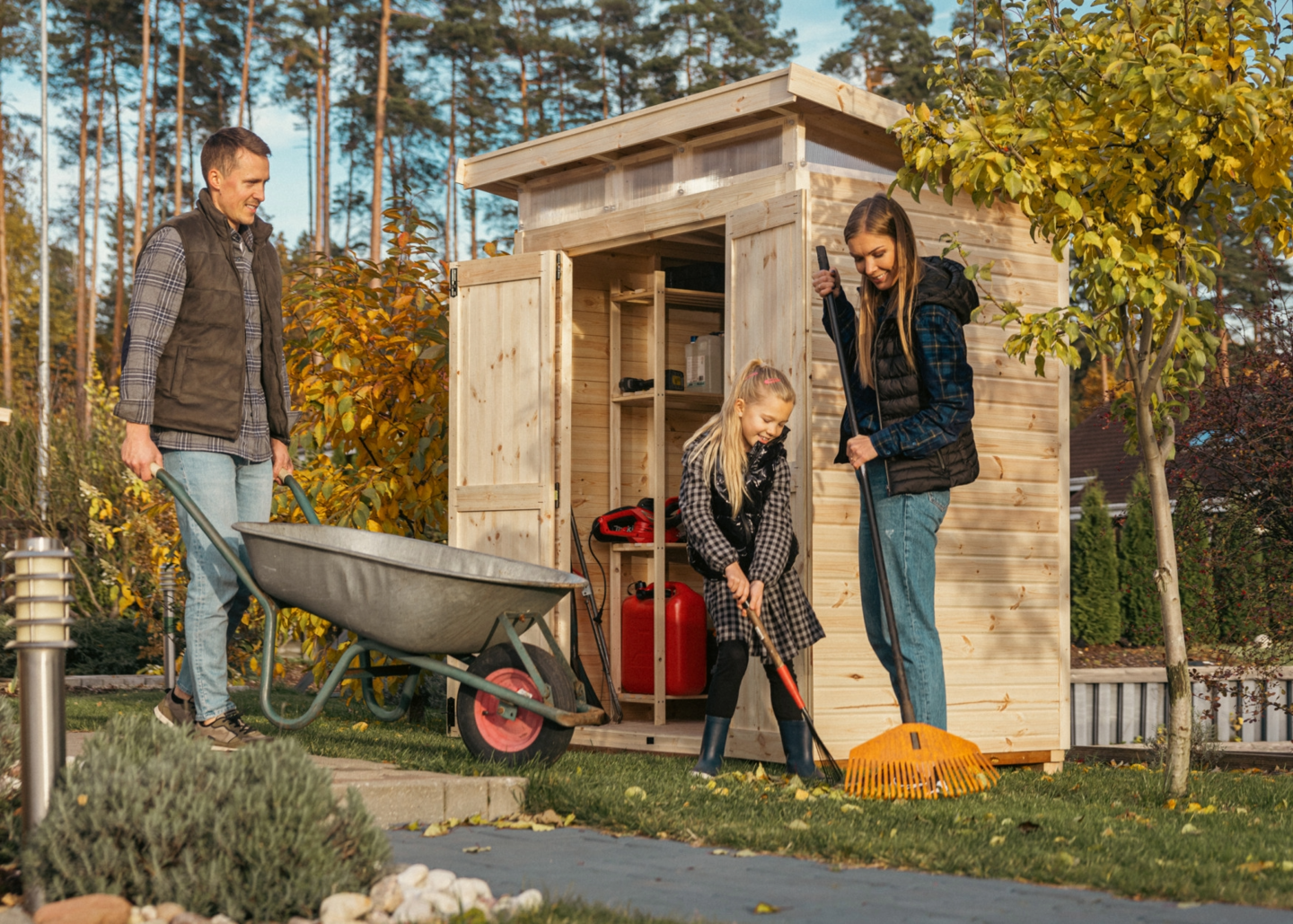 PUUTARHAVAJA STRONGBOX M, 163x127 natural