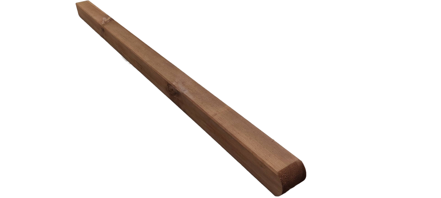 Aitatolppa 70x70x1500mm, ruskea painekyllästetty