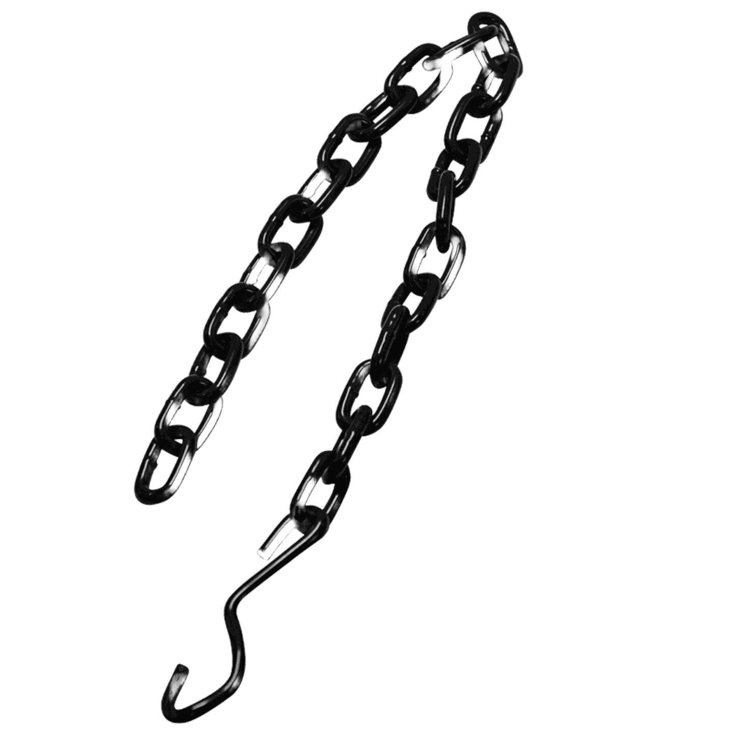 Ripustinketju kahvipannulle Espegard 2-päinen, galvanoitua terästä, musta