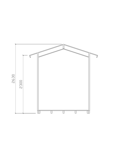 Pihasauna + terassi Lillevilla Niinivesi 4,0m²