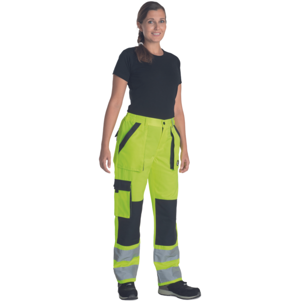 Naisten työhousut Cerva Max Neo HV huomiokeltainen