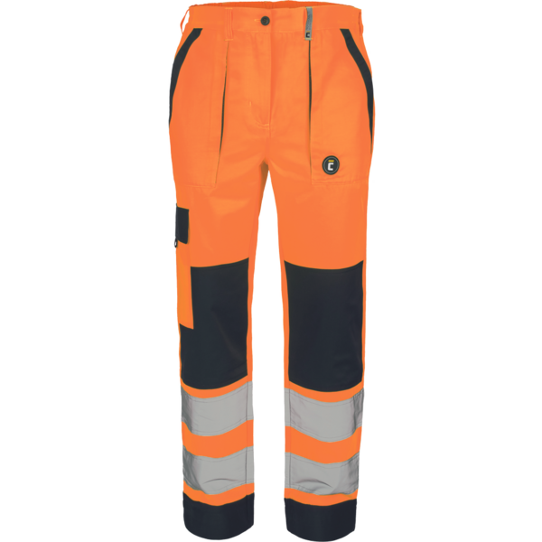 Naisten työhousut Cerva Max Neo HV huomio-oranssi